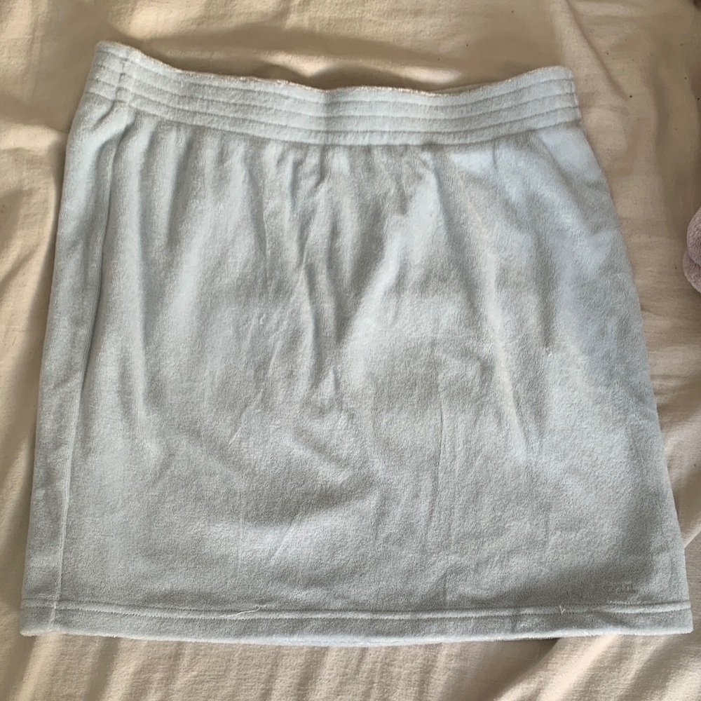 TNA Blue Plush Skirt